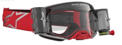 Ochelari motocross ALPINESTARS SUPERTECH FIRMA ROLL OFF ROȘII/ARG/CULOARE