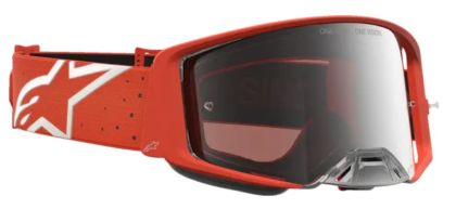 Motocross goggles ALPINESTARS SUPERTECH VESTA ORG SILVER MIRROR-SILVER