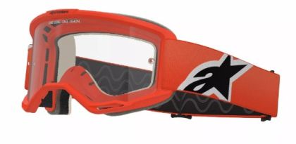 Motocross Goggles ALPINESTARS VISION 5 CORP ORANGE CLEAR