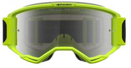Motocross goggles ALPINESTARS VISION 5 RORA BLK YLOW FLUO MIRROR-SILVER