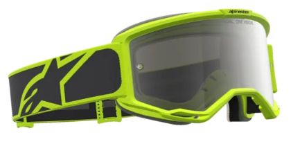Motocross goggles ALPINESTARS VISION 5 RORA BLK YLOW FLUO MIRROR-SILVER