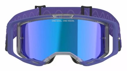 Ochelari de motocross ALPINESTARS VISION 8 CORP PURPLE MIRROR-BLUE
