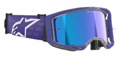 Ochelari de motocross ALPINESTARS VISION 8 CORP PURPLE MIRROR-BLUE