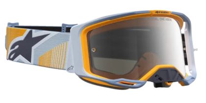ALPINESTARS VISION 8 MAVEN DUST BL/ORG MRR SILVR Motocross Goggles