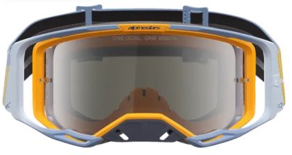 ALPINESTARS VISION 8 MAVEN DUST BL/ORG MRR SILVR Motocross Goggles