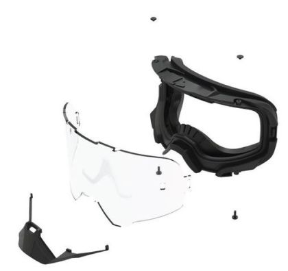 Γυαλιά Motocross LEATT Velocity 6.5 Φωτοχρωμικά Λευκά Διαφανή Adaptive 37-87 VLT