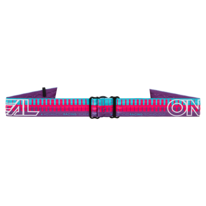 Motocross Goggles O'NEAL B-10 STRIPED PINK/PURPLE - CLEAR
