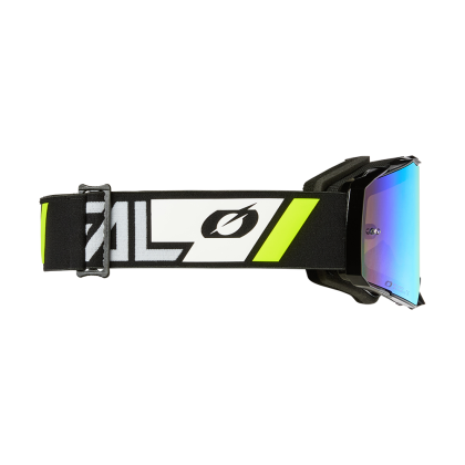 Motocross Goggles O'NEAL B-55 CRAM BLACK/WHITE - RADIUM GOLD