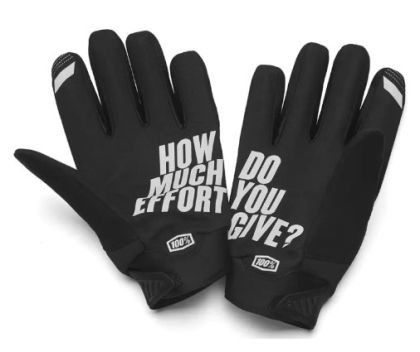 Motocross gloves 100% BRISKER BLACK