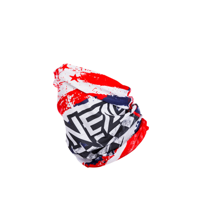 Prosop multifunctional O`NEAL USA ALB/ALBASTRU/ROSU