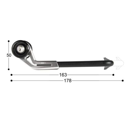 Maneta de siguranta BARRACUDA LEVER PRO-TECT B-LUX VERDE