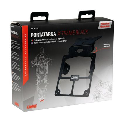 Suport plăcuță de înmatriculare – XTREME negru 90153