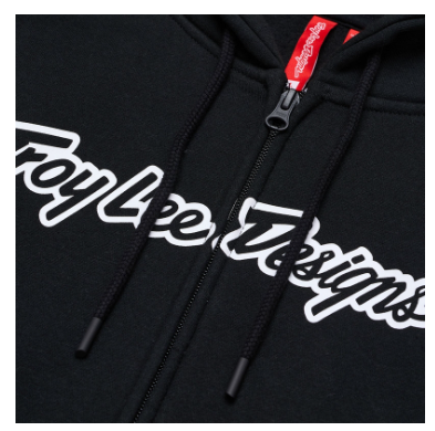 Hanorac cu fermoar TROY LEE DESIGNS Signature - Negru
