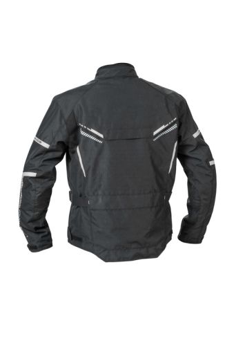 Geacă de motocicletă Lindstrands Lomsen neagră din material textil