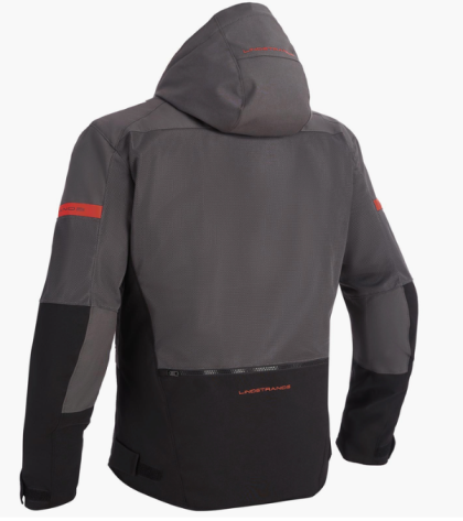 Geacă moto Lindstrands Rexbo V2 Gri Negru din material textil