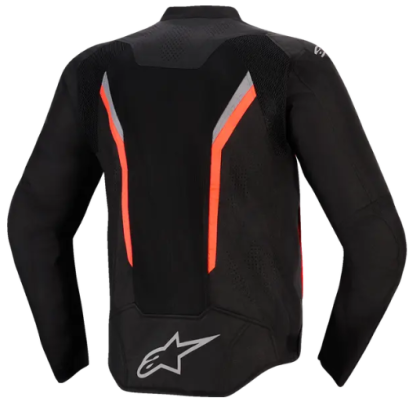 Jachetă textilă ALPINESTARS AST AIR V3 NEGRU/GRI/ROȘU FLUO
