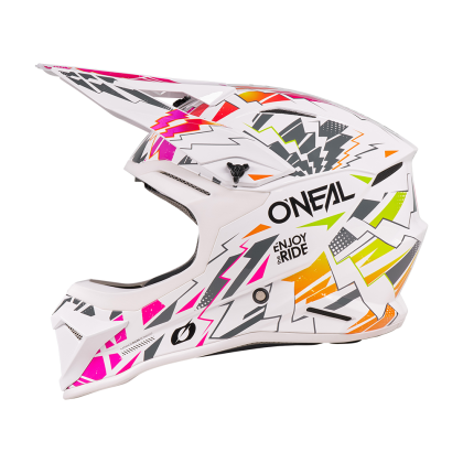 Детска каска O'NEAL 1SERIES STIXX WHITE/MULTI V.27