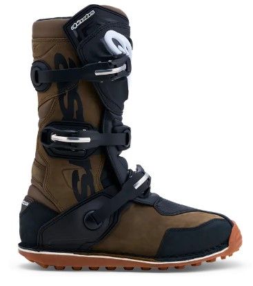 Μπότες ALPINESTARS TECH-T ΚΑΦΕ ΜΑΥΡΟ ΓΟΥΜ