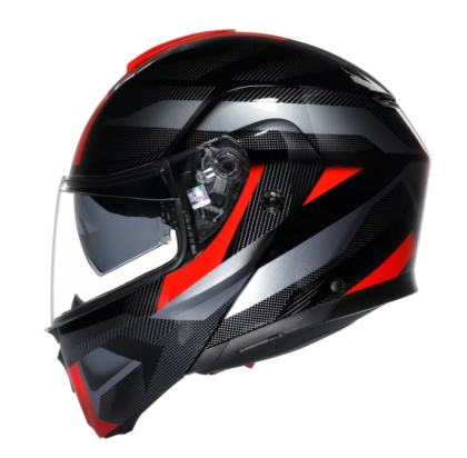 Модуларна каска AGV STREETMODULAR LEDRO BLACK/RED