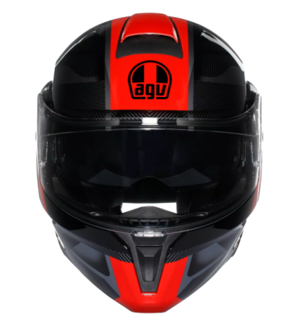 Модуларна каска AGV STREETMODULAR LEDRO BLACK/RED