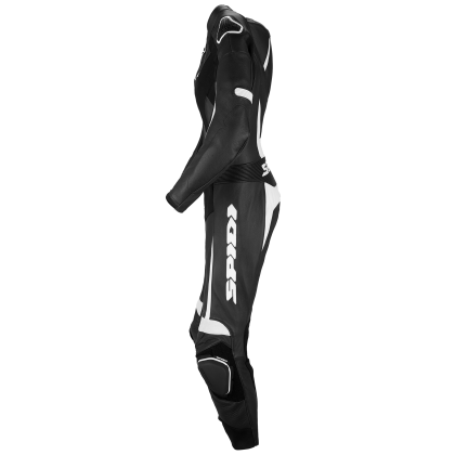 Echipament de motocicletă din piele pentru femei SPIDI TRACK PERF PRO Negru/Alb
