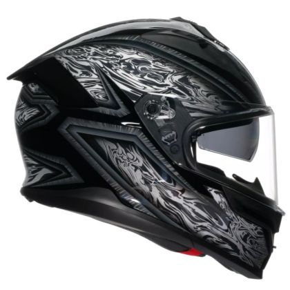 Helmet K7 MPLK DAMASCUS BLACK/SILVER