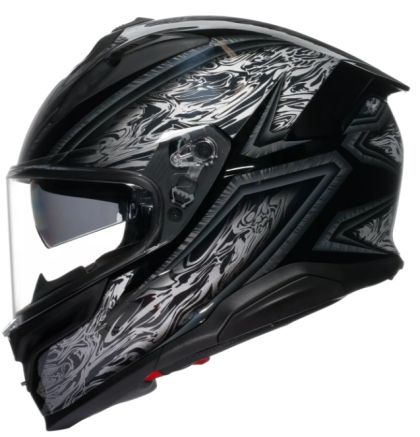 Helmet K7 MPLK DAMASCUS BLACK/SILVER