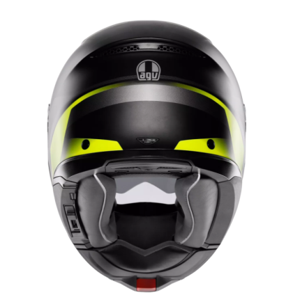 Модуларна каска AGV TOURMODULAR PERCEPTION MATT BLACK/YELLOW FLUO