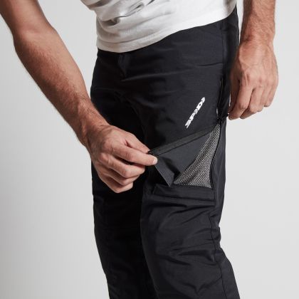 Текстилен мото панталон SPIDI STRETCH BLACK