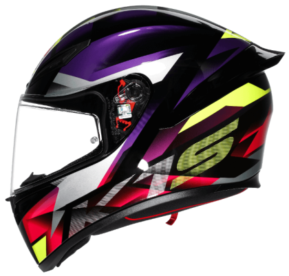 HELMET HELMET K1 S E2206 - FASTLAP BLACK/PURPLE/PINK
