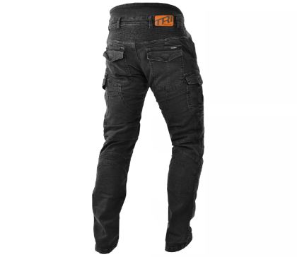 Motorcycle jeans TRILOBITE ACID SCRAMBLER 2.0 BLACK AAA