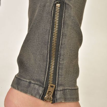 WOMEN'S MOTORCYCLE JEANS TRILOBITE 1665 MICAS URBAN GRAY