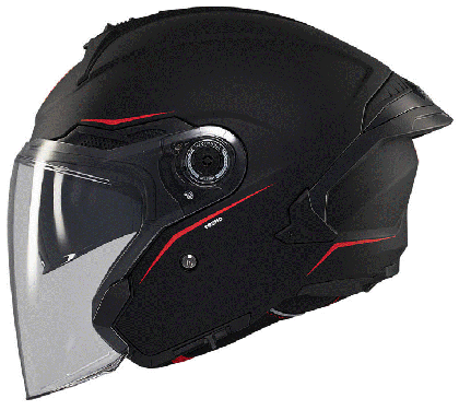 Scooter helmet MT COSMO SV SOLID A1 MATT BLACK