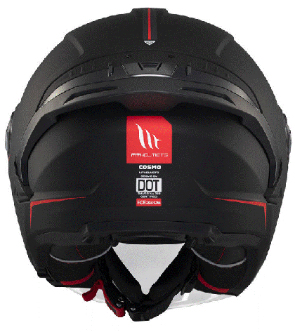 Scooter helmet MT COSMO SV SOLID A1 MATT BLACK