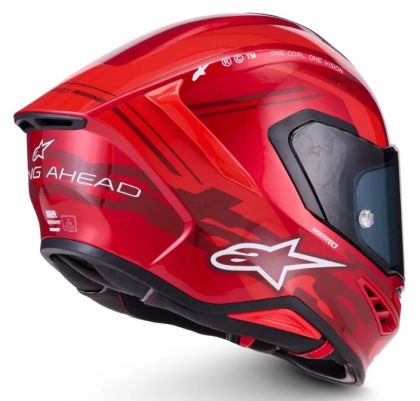 Каска ALPINESTARS S-R7 A-Core RED/WHITE GLOSSY