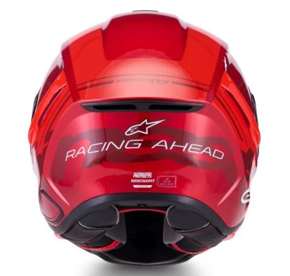 Каска ALPINESTARS S-R7 A-Core RED/WHITE GLOSSY
