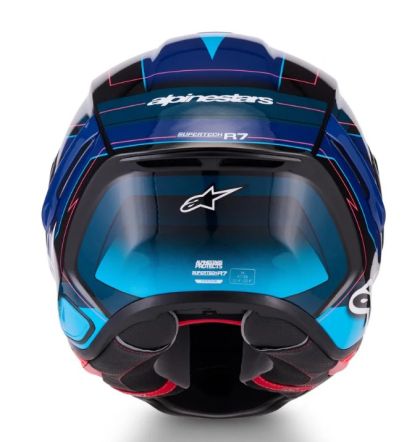 Каска ALPINESTARS S-R7 KINETIS BK/BL/PK FLUO