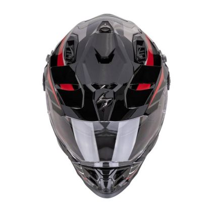 Каска Scorpion Exo ADF-9000 Air Feat Black/Silver/Red