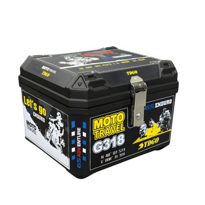 Motorcycle rear case - 57L - Colorful