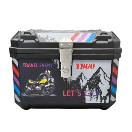 Motorcycle rear case - 57L - Colorful