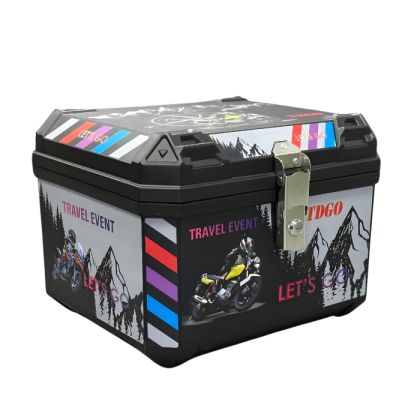 Motorcycle rear case - 57L - Colorful