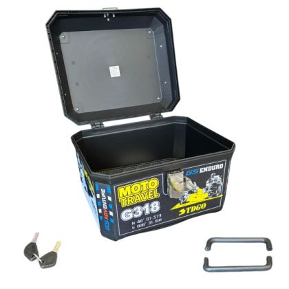 Motorcycle rear case - 45L - Colorful