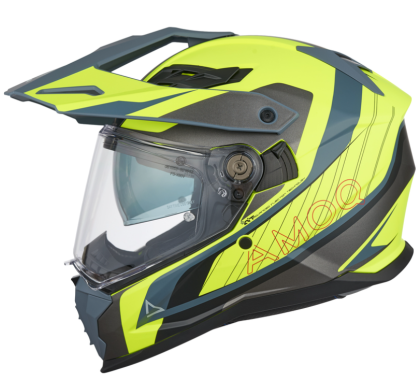 Каска AMOQ Helmet AI100 Mojave grey/yellow