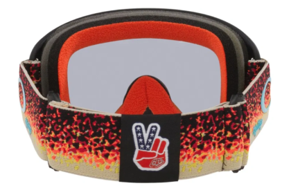 Ochelari de protecție motocross OAKLEY O-Frame 2.0 PRO MX Troy Lee Design Pixel Negru/Portocaliu Gri Deschis