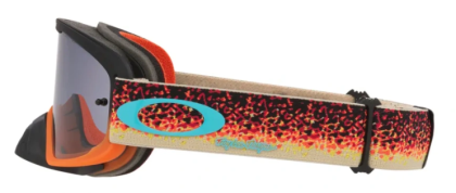Ochelari de protecție motocross OAKLEY O-Frame 2.0 PRO MX Troy Lee Design Pixel Negru/Portocaliu Gri Deschis