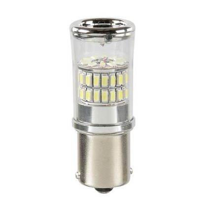 Bulb Mega-Led Hi-Power 48 - 12-28V - (P21W) - BA15s WHITE