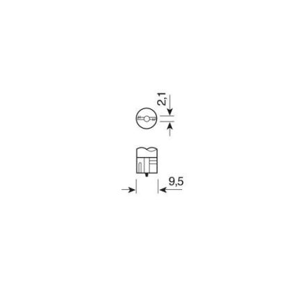 Becuri Mega-Led Hi-Power 10 - 10-30V - (T10) W2,1x9,5d ALB - 2 buc.