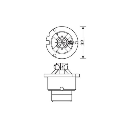 Λαμπτήρας Xenon - D2R - 4300°K