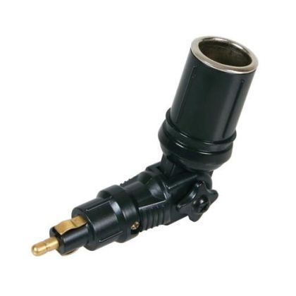 Adaptor Euro-priză / DIN - 120° 12/24V