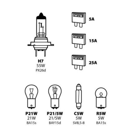 Σετ H7/12V - 8 τεμάχια